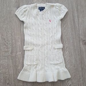 Girls knit sweater dress 4T